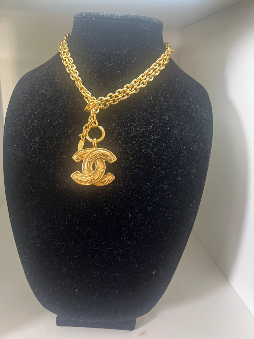 CHANEL 24kgp CC Pendant Chain Necklace - Picture 8 of 10